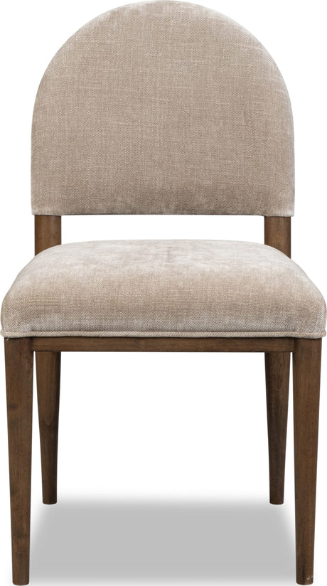 Ravelle Portobello/Walnut Grove Arch Back Chair (Set of 2) by Modus Furniture at Eve Furniture