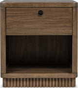 Ravelle Walnut Grove 1 Drawer Nightstand by Modus Furniture at Eve Furniture