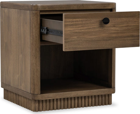 Ravelle Walnut Grove 1 Drawer Nightstand by Modus Furniture at Eve Furniture