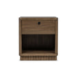 Ravelle Walnut Grove 1 Drawer Nightstand by Modus Furniture at Eve Furniture