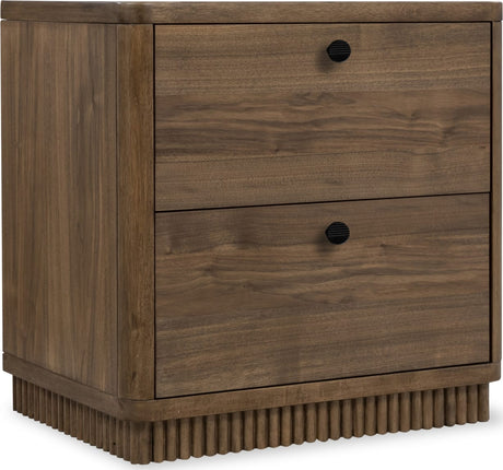 Ravelle Walnut Grove 2 Drawer Nightstand by Modus Furniture at Eve Furniture