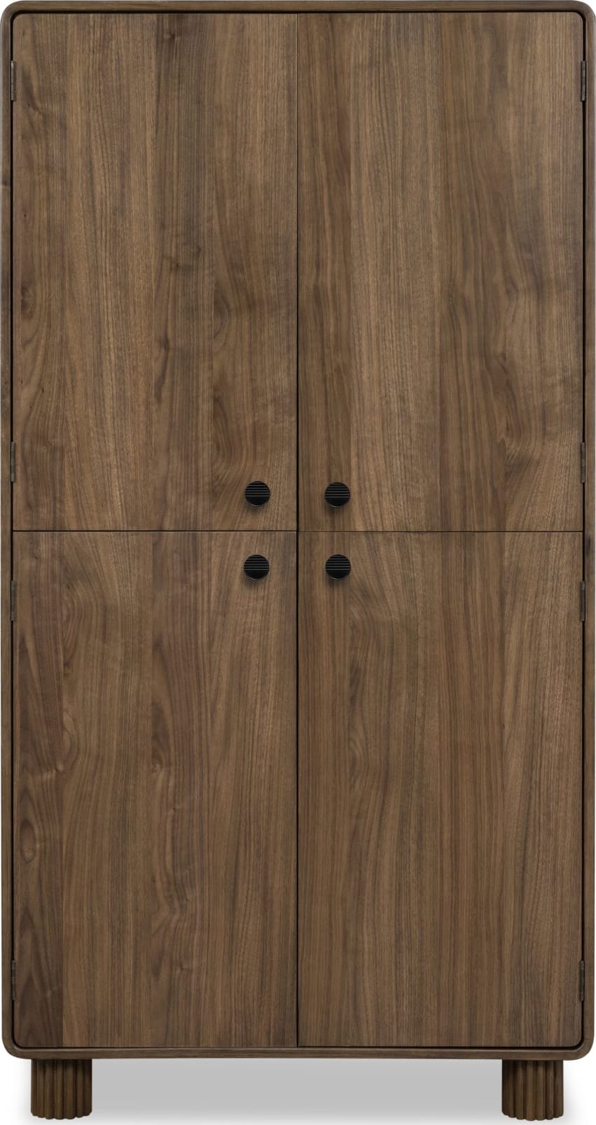 Ravelle Walnut Grove 4 Door Wood Cabinet by Modus Furniture at Eve Furniture