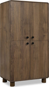 Ravelle Walnut Grove 4 Door Wood Cabinet by Modus Furniture at Eve Furniture
