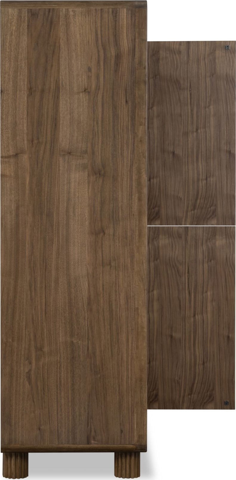 Ravelle Walnut Grove 4 Door Wood Cabinet by Modus Furniture at Eve Furniture