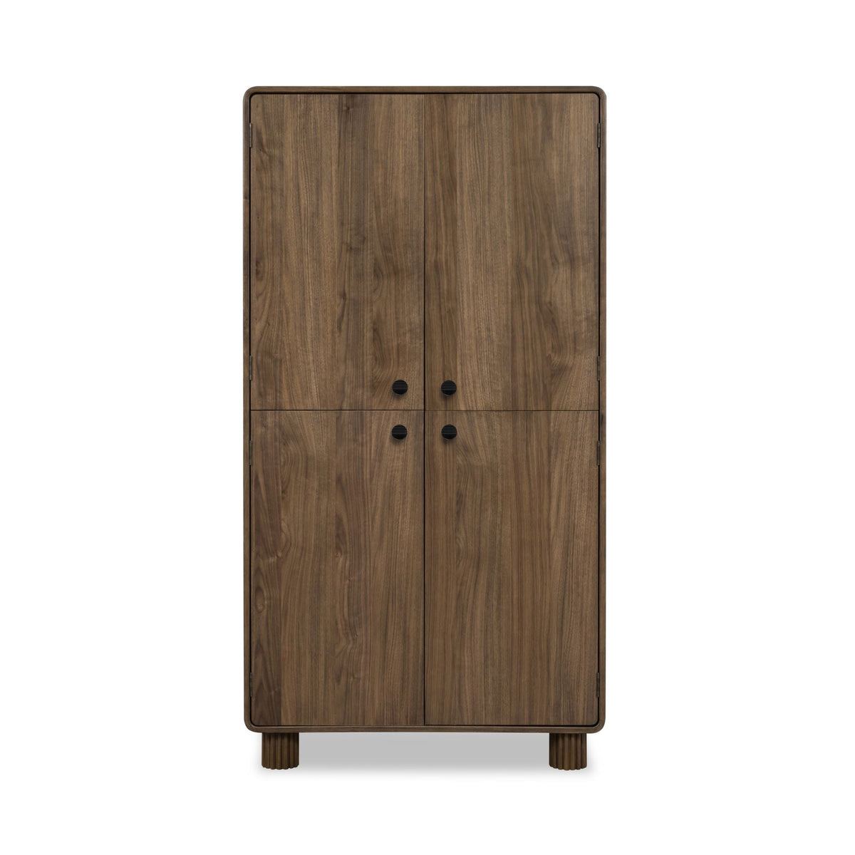 Ravelle Walnut Grove 4 Door Wood Cabinet by Modus Furniture at Eve Furniture