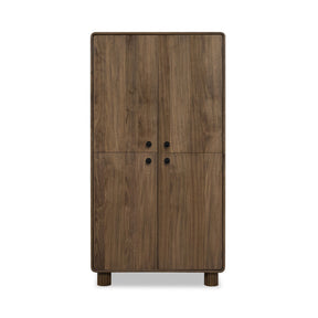 Ravelle Walnut Grove 4 Door Wood Cabinet by Modus Furniture at Eve Furniture