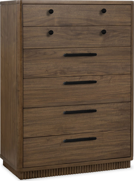 Ravelle Walnut Grove 6 Drawer Chest by Modus Furniture at Eve Furniture