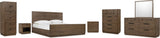 Ravelle Walnut Grove 6 Drawer Chest