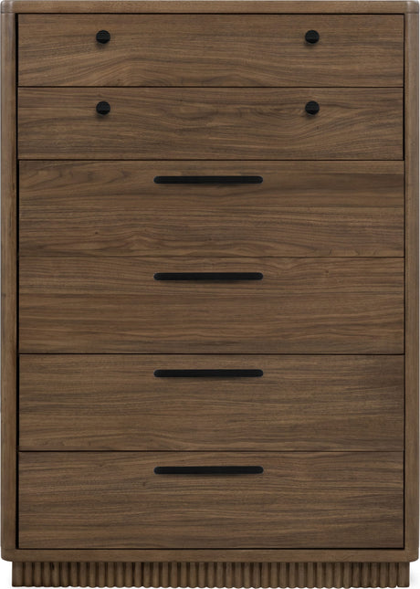 Ravelle Walnut Grove 6 Drawer Chest by Modus Furniture at Eve Furniture