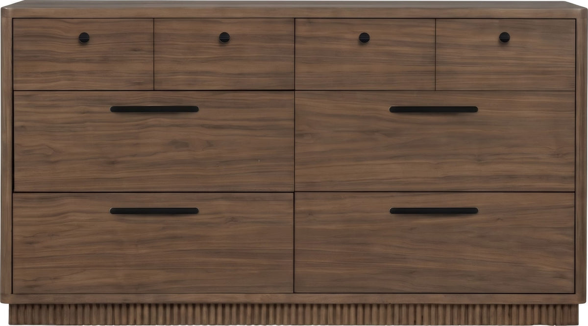 Ravelle Walnut Grove 66W Dresser by Modus Furniture at Eve Furniture