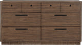 Ravelle Walnut Grove 66W Dresser by Modus Furniture at Eve Furniture