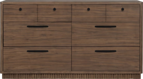 Ravelle Walnut Grove 66W Dresser by Modus Furniture at Eve Furniture