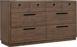 Ravelle Walnut Grove 66W Dresser by Modus Furniture at Eve Furniture