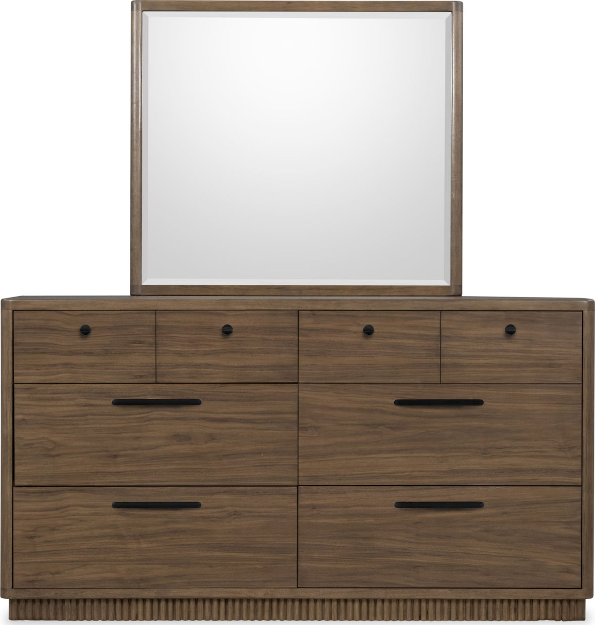 Ravelle Walnut Grove 66W Dresser by Modus Furniture at Eve Furniture