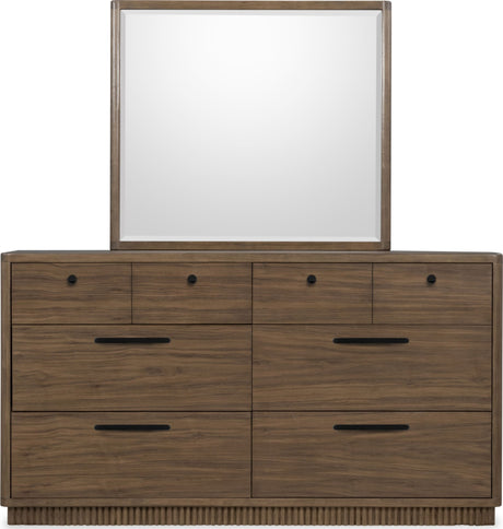 Ravelle Walnut Grove 66W Dresser by Modus Furniture at Eve Furniture