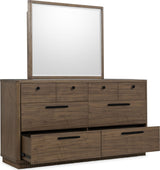 Ravelle Walnut Grove 66W Dresser by Modus Furniture at Eve Furniture