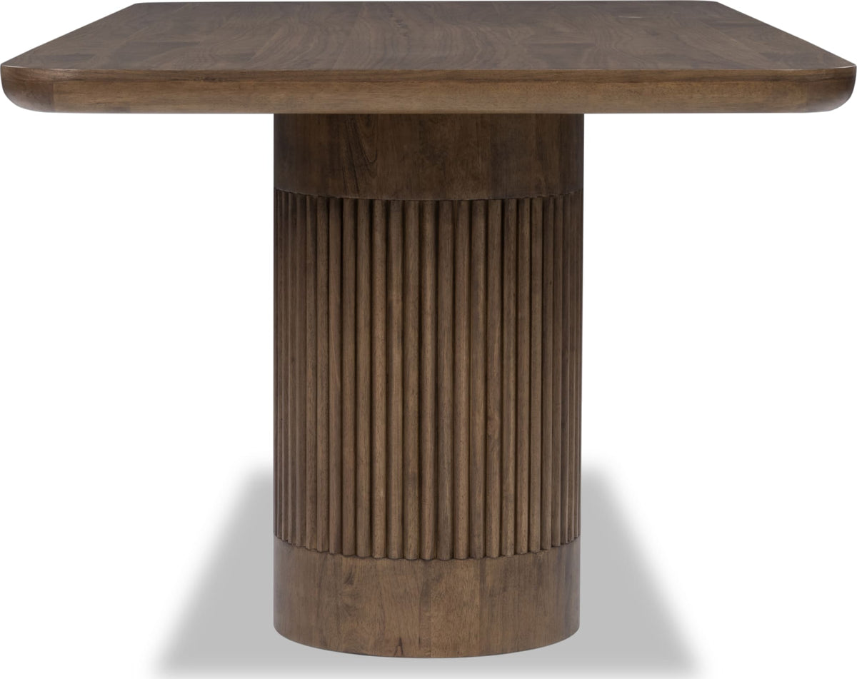Ravelle Walnut Grove Fixed Dining Table by Modus Furniture at Eve Furniture