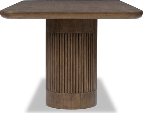 Ravelle Walnut Grove Fixed Dining Table by Modus Furniture at Eve Furniture