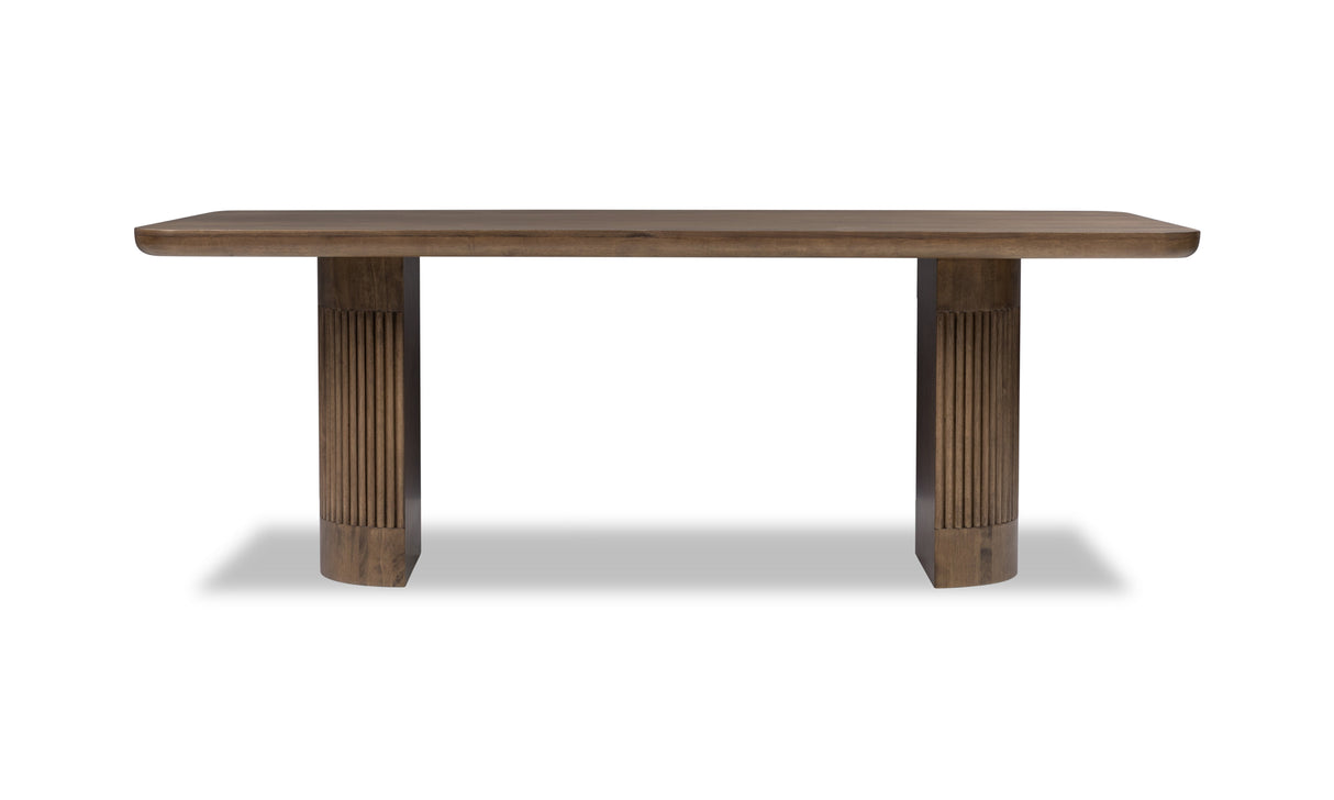 Ravelle Walnut Grove Fixed Dining Table by Modus Furniture at Eve Furniture