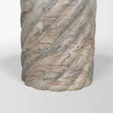 Ravello 42" Pink Marble Swirl Pedestal Base Round Dining Table by Mercana at Eve Furniture