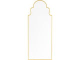 Raven 1 Gold Wall Mirror by Crestview at Eve Furniture