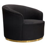 Raven Black Chair by Diamond Sofa at Eve Furniture