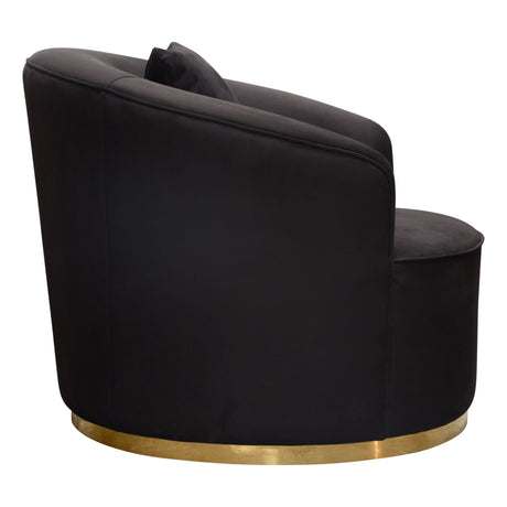 Raven Black Chair by Diamond Sofa at Eve Furniture