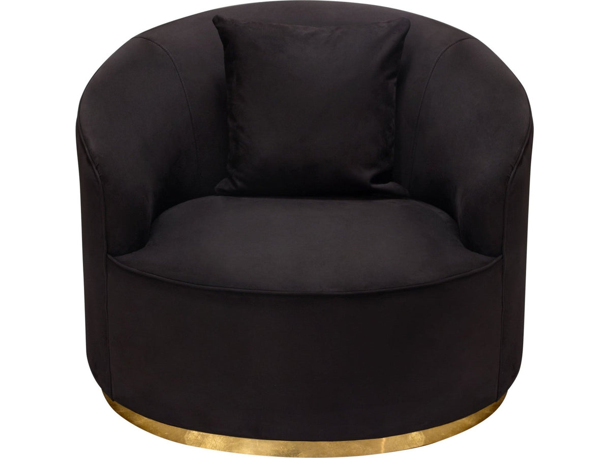 Raven Black Chair by Diamond Sofa at Eve Furniture