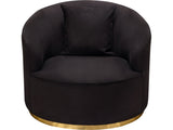 Raven Black Chair by Diamond Sofa at Eve Furniture