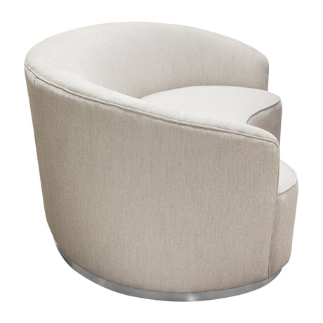 Diamond Sofa Raven Light Cream Fabric Sofa by Diamond Sofa at Eve Furniture
