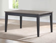 Raven Noir 59.5 Inch Dining Table by Steve Silver at Eve Furniture