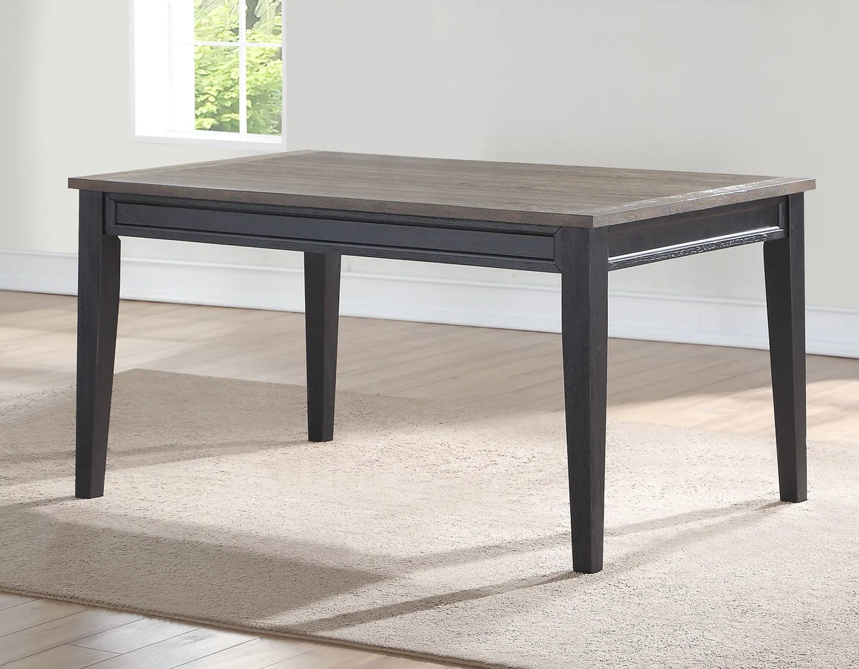 Raven Noir Ebony/Driftwood Dining Room Set by Steve Silver at Eve Furniture