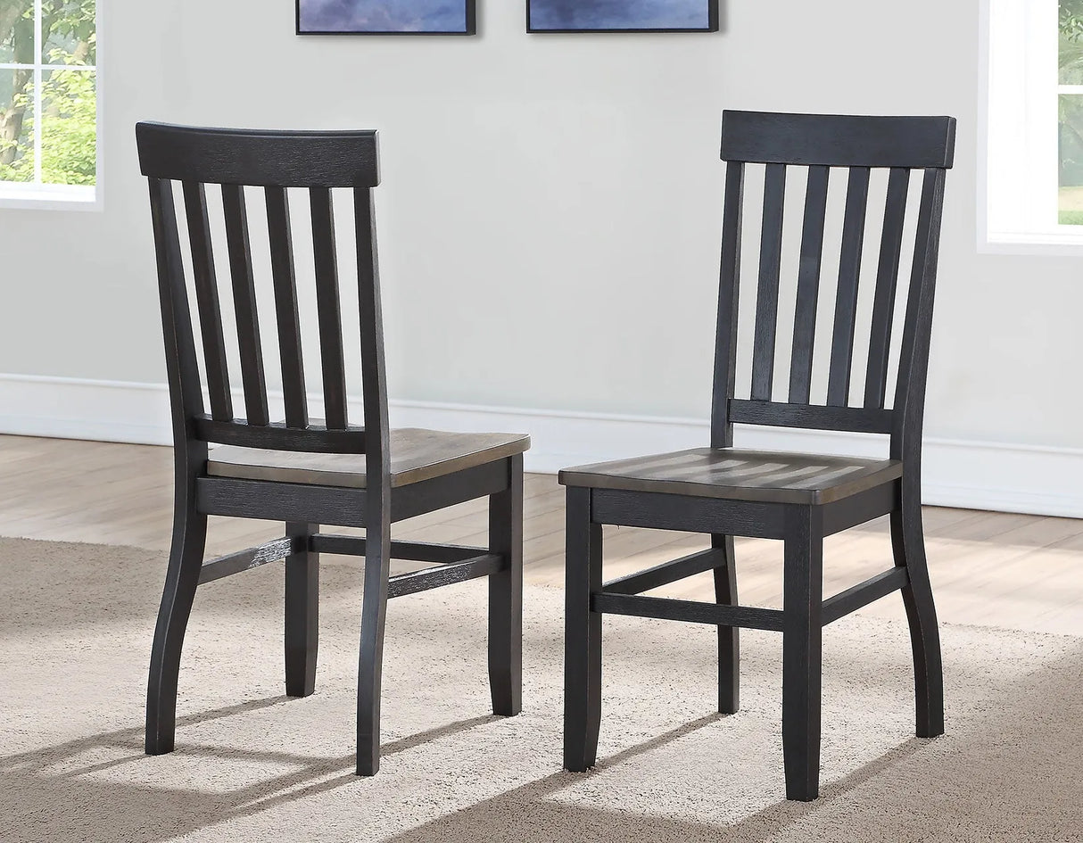 Raven Noir Ebony/Driftwood Dining Room Set by Steve Silver at Eve Furniture