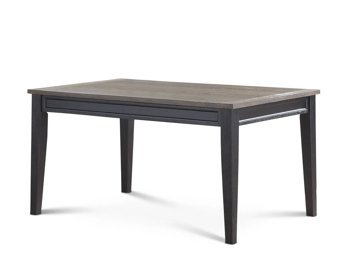 Raven Noir Ebony/Driftwood Dining Room Set by Steve Silver at Eve Furniture