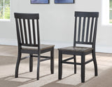 Raven Noir Ebony/Driftwood Dining Room Set by Steve Silver at Eve Furniture