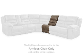 Ravenel Fossil Armless Chair by Ashley at Eve Furniture