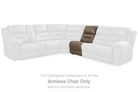 Ravenel Fossil Armless Chair by Ashley at Eve Furniture