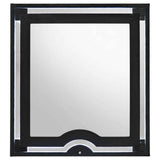 Ravenne Black 5-piece Velvet Upholstered California King LED Bedroom Set by Coaster at Eve Furniture
