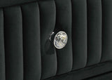 Ravenne Black 8-drawer Velvet Upholstered LED Dresser and Mirror by Coaster at Eve Furniture