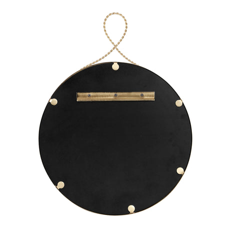 Ravina Braided Brass Round Wall Mirror by TOV Furniture at Eve Furniture