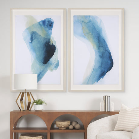 Raw Emotions II by Ira Havuka a Hand Embellished Textured Framed Art Print Matted under Glass by Mercana at Eve Furniture