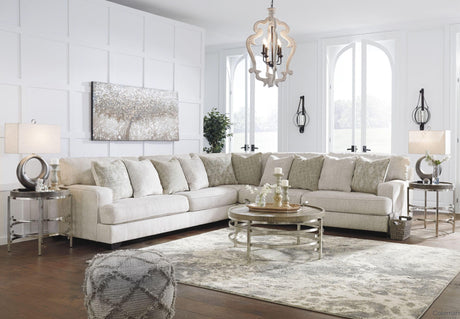 Rawcliffe Parchment 3-Piece Sectional by Ashley at Eve Furniture