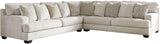 Rawcliffe Parchment 3-Piece Sectional by Ashley at Eve Furniture