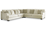 Rawcliffe Parchment 3-Piece Sectional by Ashley at Eve Furniture