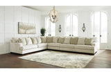 Rawcliffe Parchment 4-Piece Sectional by Ashley at Eve Furniture