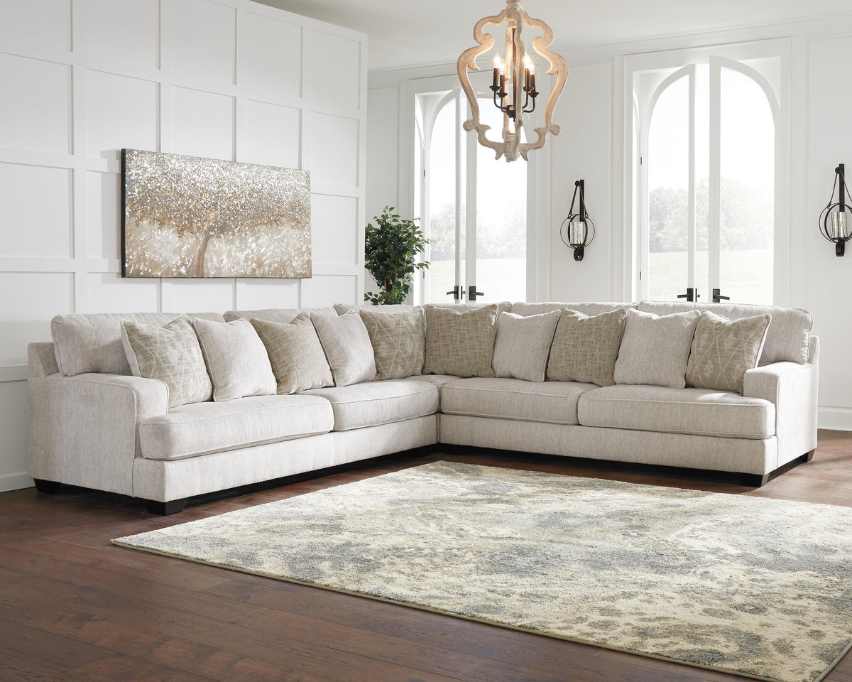 Rawcliffe Parchment 5-Piece Sectional by Ashley at Eve Furniture
