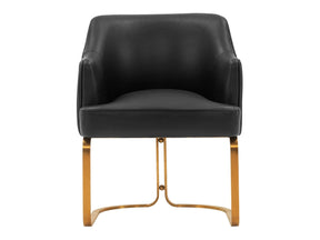 Raya Dining Armchair in Black by Manhattan Comfort at Eve Furniture