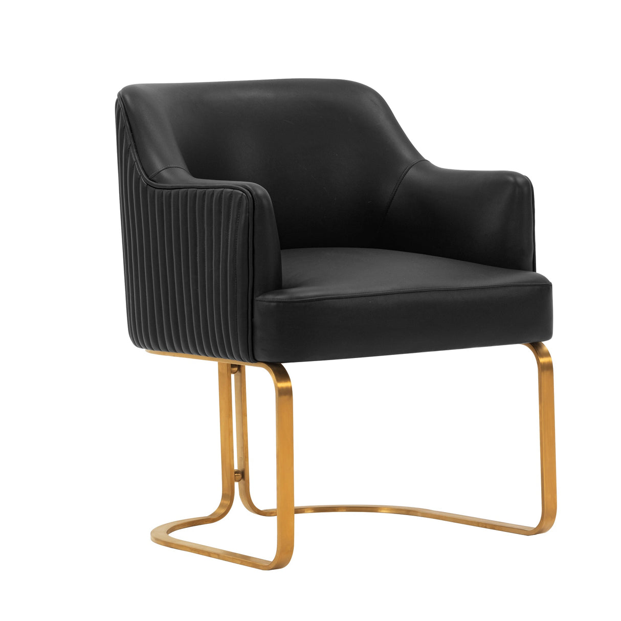 Raya Dining Armchair in Black (set of 2) by Manhattan Comfort at Eve Furniture