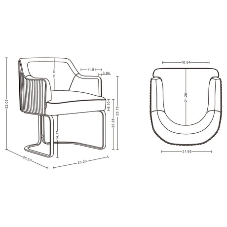 Raya Dining Armchair in Black (set of 2) by Manhattan Comfort at Eve Furniture