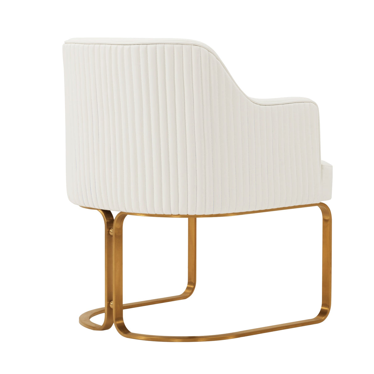 Raya Dining Armchair in Cream by Manhattan Comfort at Eve Furniture